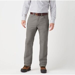 Duluth Trading Fire Hose Flex Work Pants 42x30 Gray Trade Workwear Construction